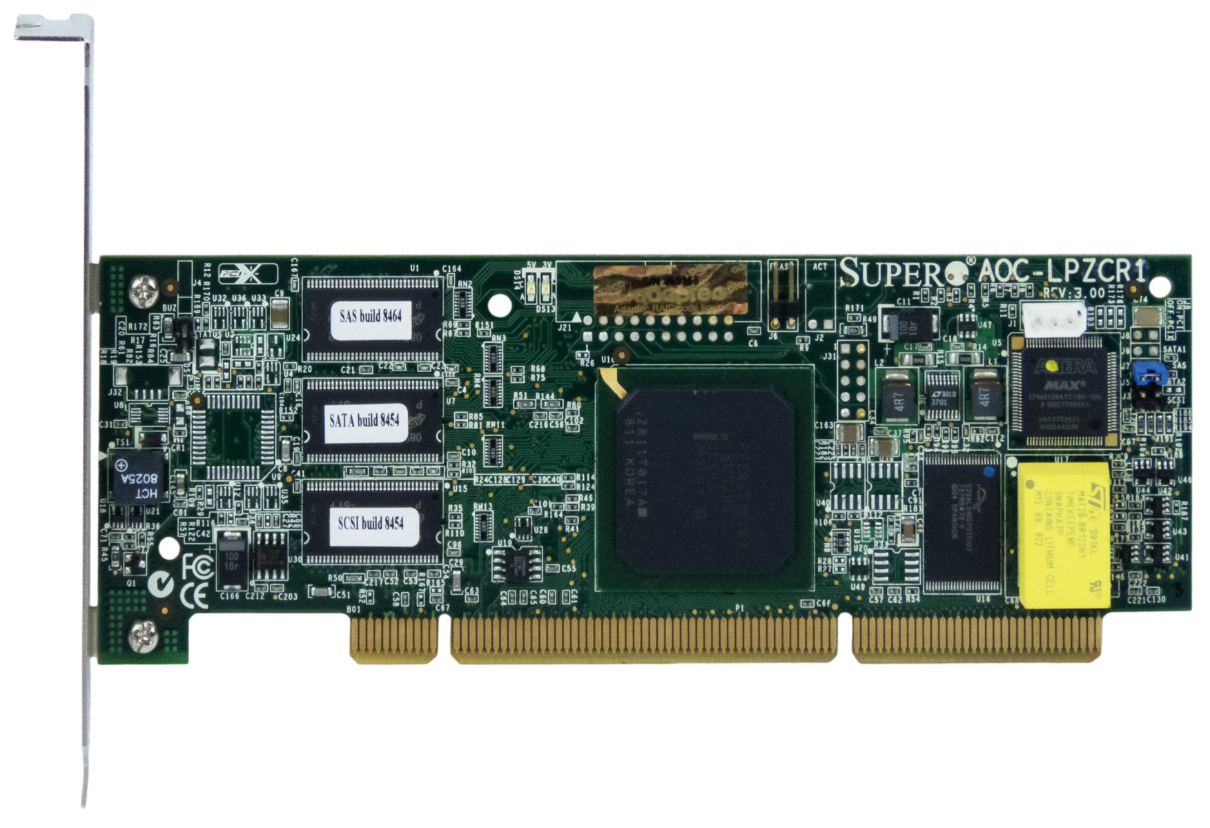 SUPERMICRO AOC-LPZCR1 RAID PCI-X