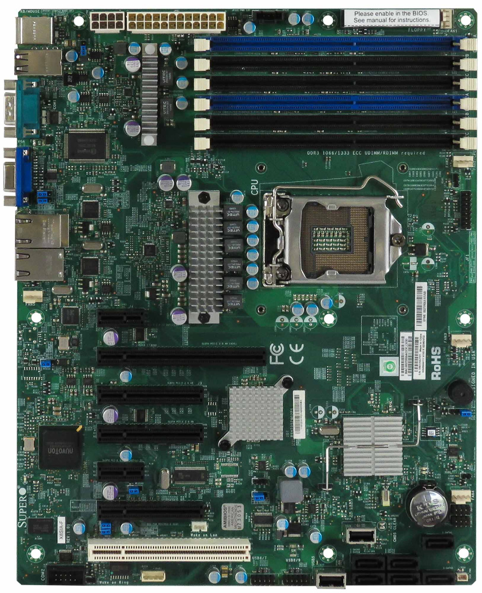 CARTES MÈRE SUPERMICRO X8SIA-F SOCKET LGA1156 DDR3 PCIe PCI ATX