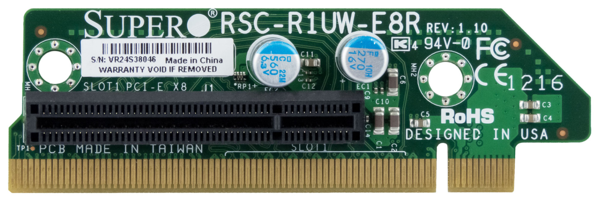 SUPERMICRO RSC-R1UW-E8R Riser PCI-E