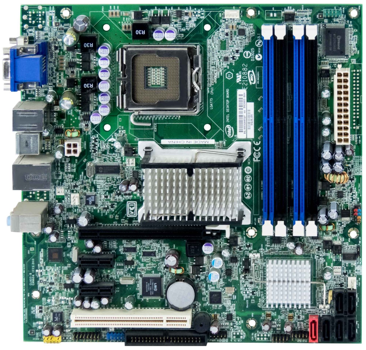 INTEL DQ35JOE D82085-804 Intel Q35 Socket LGA775 DDR2 PCI PCIe mATX