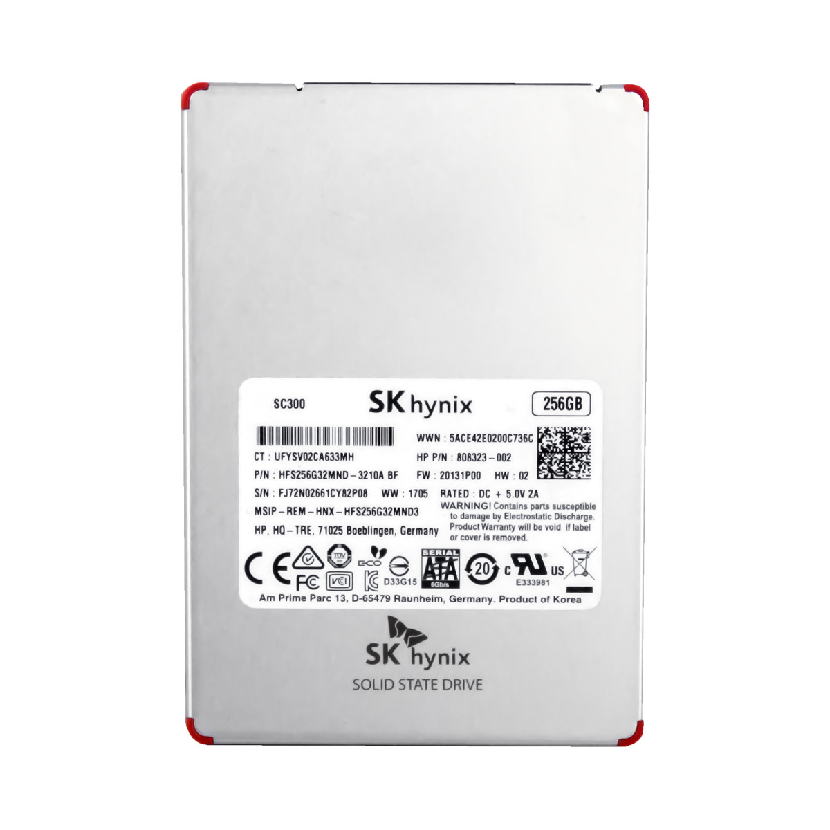 SK hynix SC300 2.5'' 7 mm 256 Go SATA III MLC