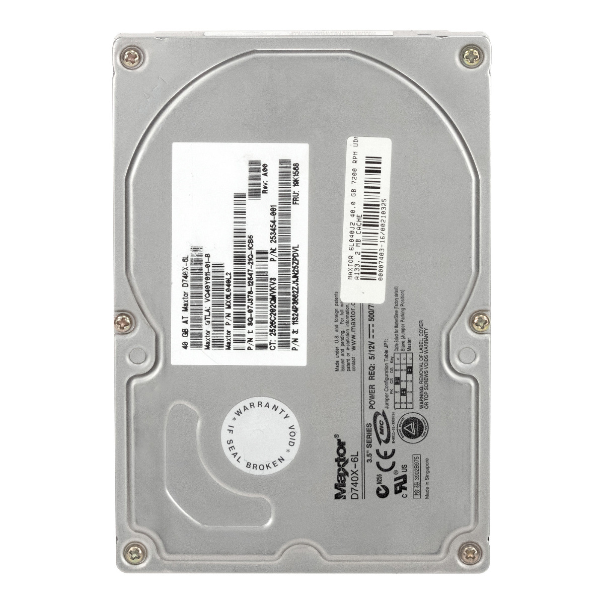 HP 253454-001 40 Go 7,2K 2 Mo ATA 3,5'' D740X-6L