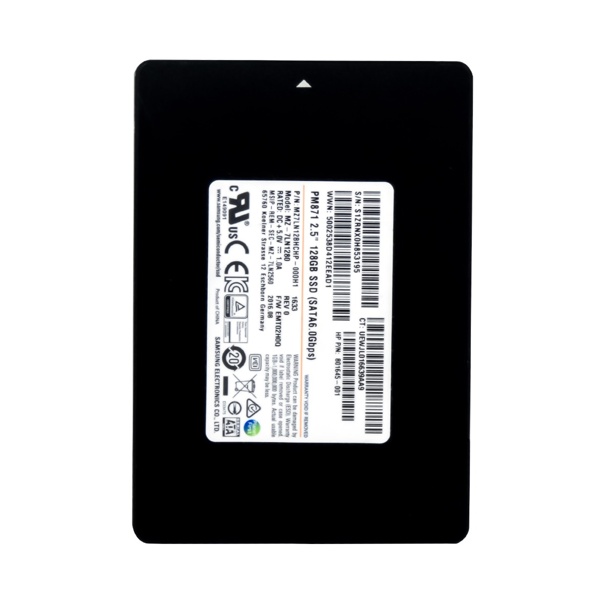 SAMSUNG PM871 128GB TLC SATA III 2.5'' MZ-7LN1280