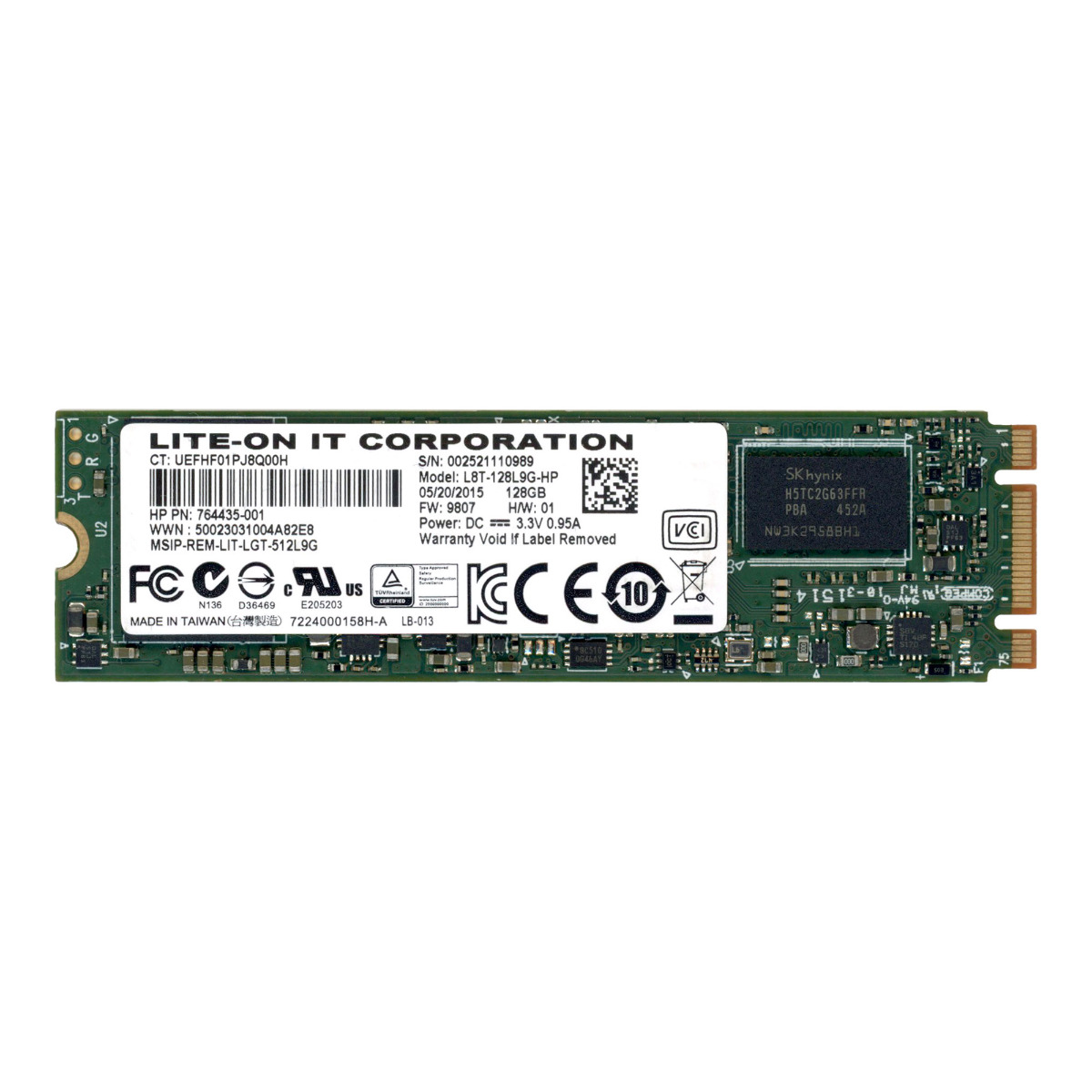 Lite-On 128 Go MLC SATA III M.2 L8T-128L9G-HP