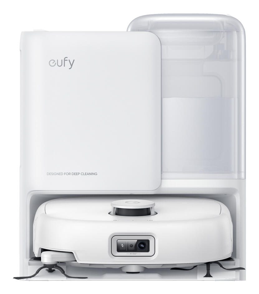 Anker eufy Robot aspirateur-laveur Omni E25, blanc