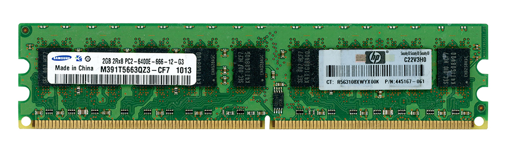 SAMSUNG M391T5663QZ3-CF7 2 Go DDR2 ECC