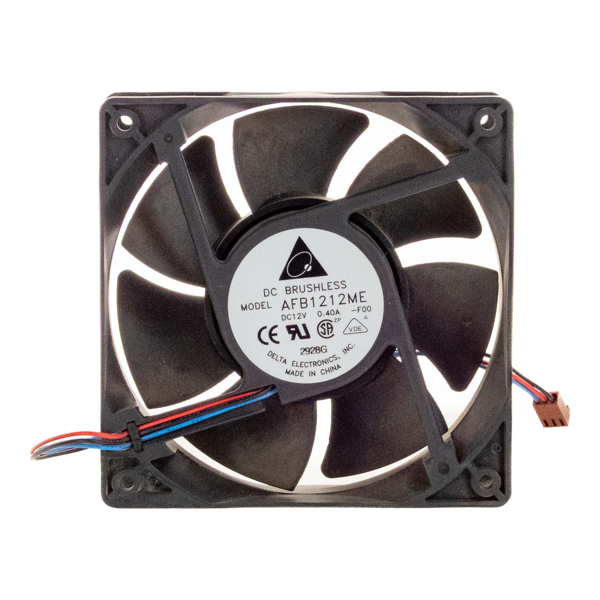 DELTA AFB1212ME 120x120x38 12V 0,40A 3-PIN