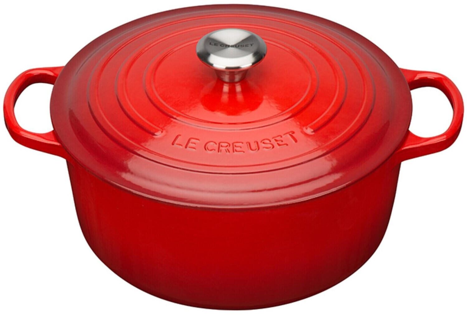 Le Creuset Plat à rôtir Signature 26 cm, ton meringue