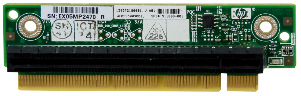 HP 511809-001 PCI-E x16 DL120 G7 DL160 SE DL320 G6