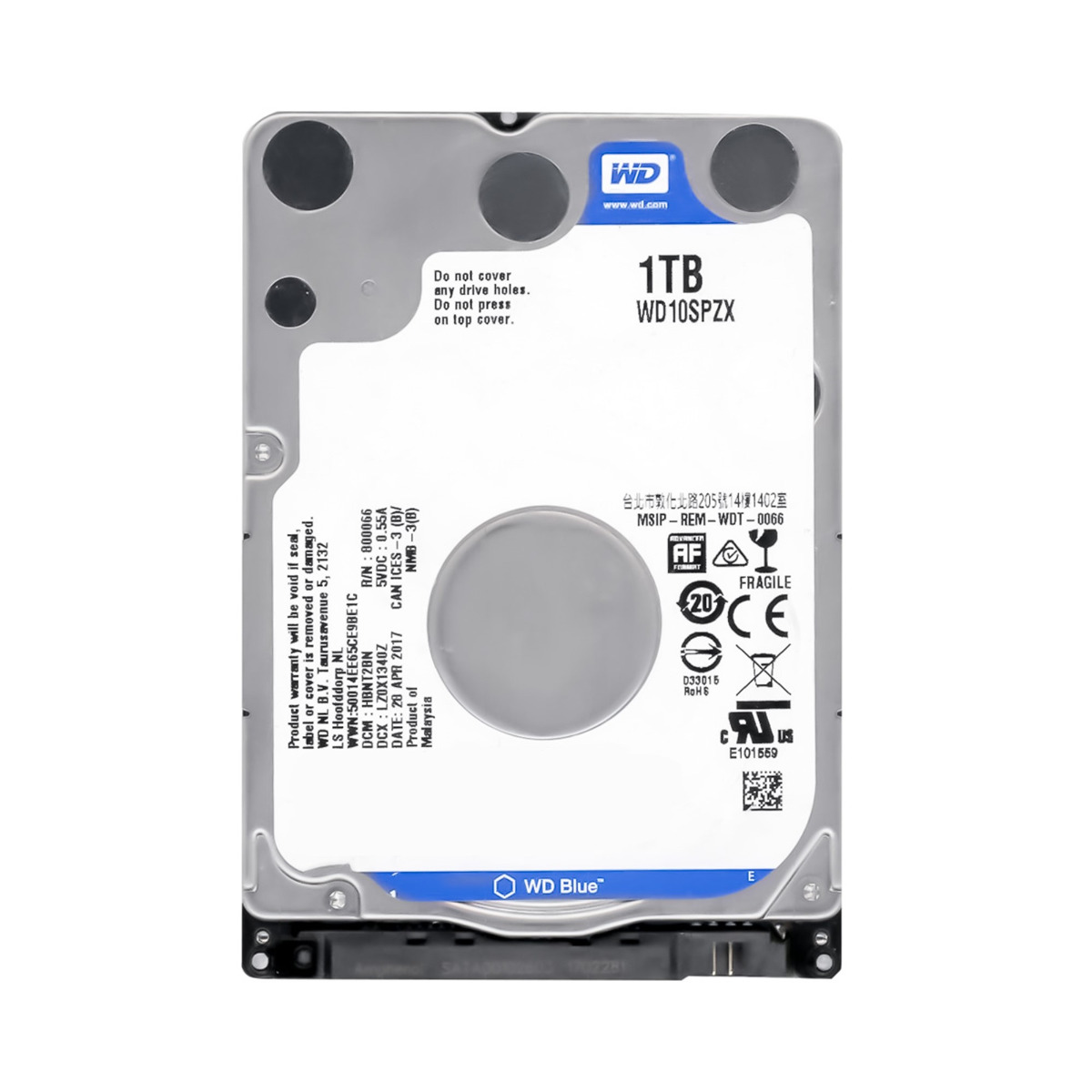 WD BLUE 1TB 5.4K 128MB SATA III 2,5'' WD10SPZX
