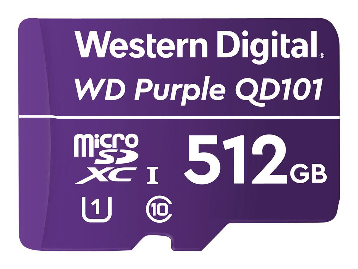 WD Purple SC QD101 micro-SDXC - 512 Go
