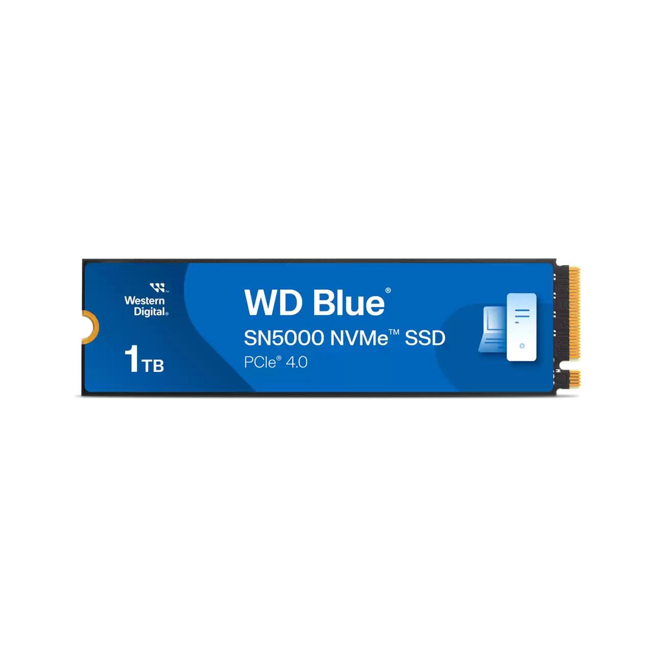 WD Blue SN5000 NVMe SSD 1 To M.2, PCI Express 4.0 NVMe, 3D TLC NAND