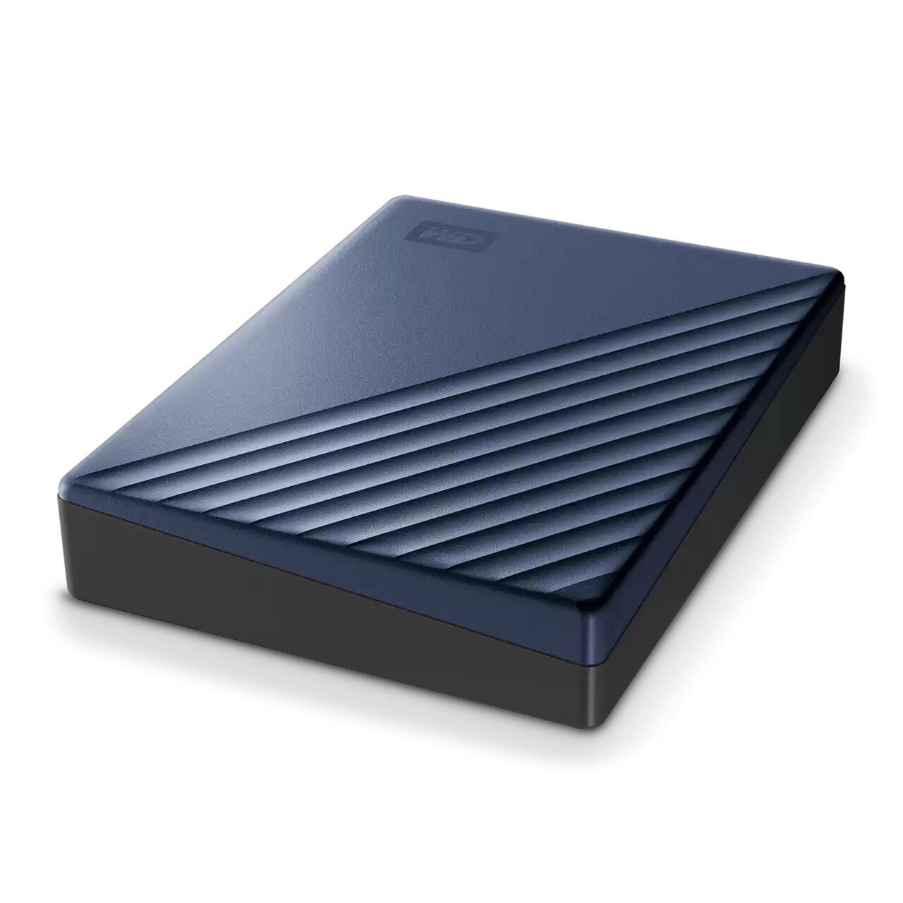 Disque dur externe portable My Passport Ultra WD 6 To (bleu) - USB 3.2 Gen 1/USB 3.0 (compatible USB 2.0)