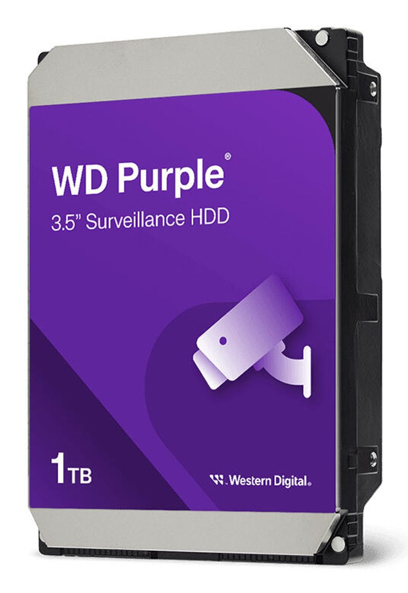 Disque dur WD Purple Pro Surveillance - 24 To 3,5", HDD SATA 6 Gb/s, 7200 tr/min, 256 Mo