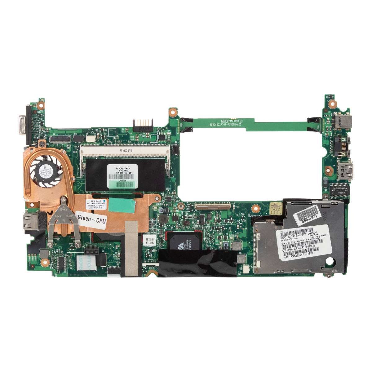 HP 500755-001 Atom N270 1,6 GHz DDR2 SODIMM Mini-Notebook