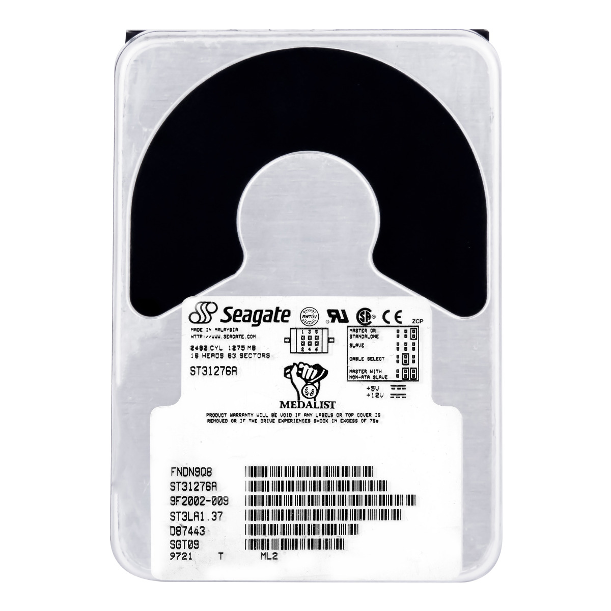 SEAGATE MEDALIST 1,28GB 4.5K ATA 3,5'' ST31276A