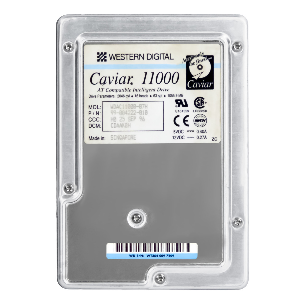 WD CAVIAR 11000 1.05 Go 5.2K ATA 3.5'' WDAC11000-07H