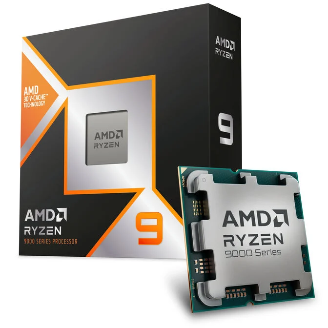 AMD Ryzen 9 9950X3D, processeur 16 cœurs, 5,7 GHz, Socket AM5 (Granite Ridge) - version boîte, sans ventilateur