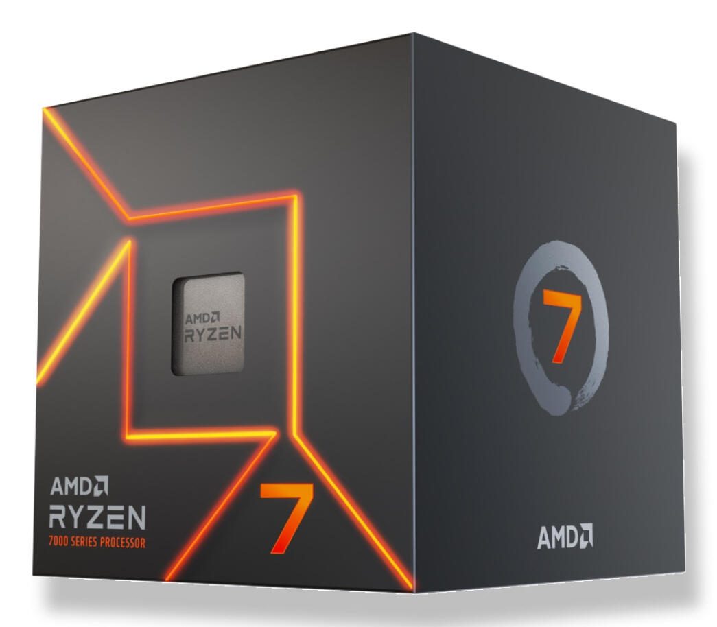 Processeur AMD Ryzen 7 7700 3,8 GHz AM5 - 8 cœurs, 16 threads, avec ventilateur