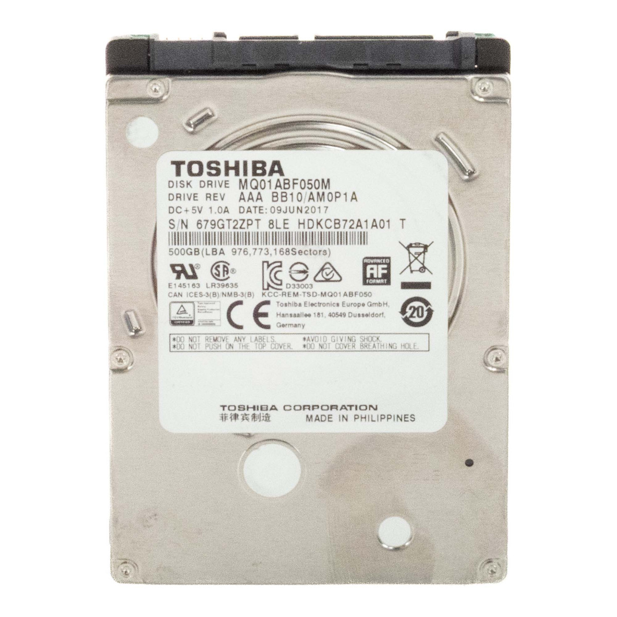 TOSHIBA 500GB 5.4K 8MB SATA III 2.5'' MQ01ABF050M