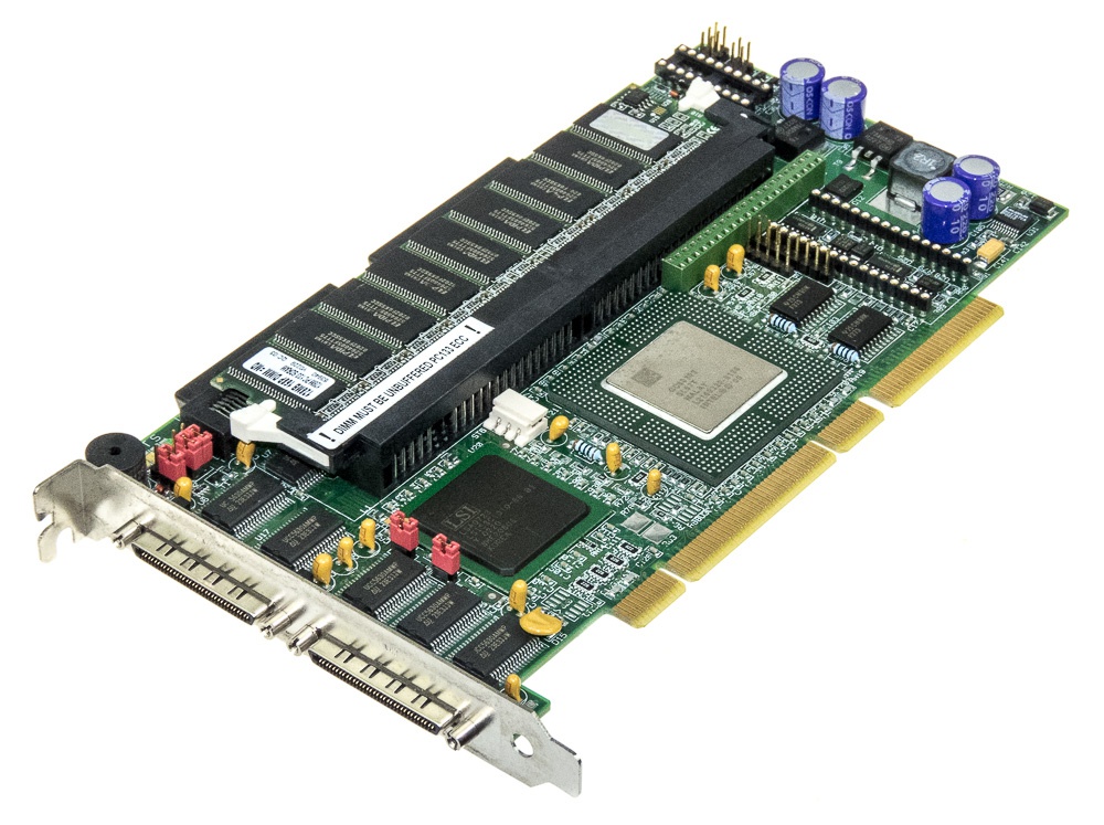 INTEL A91205-100 SRCU32U Contrôleur RAID SCSI PCI-X 128 Mo