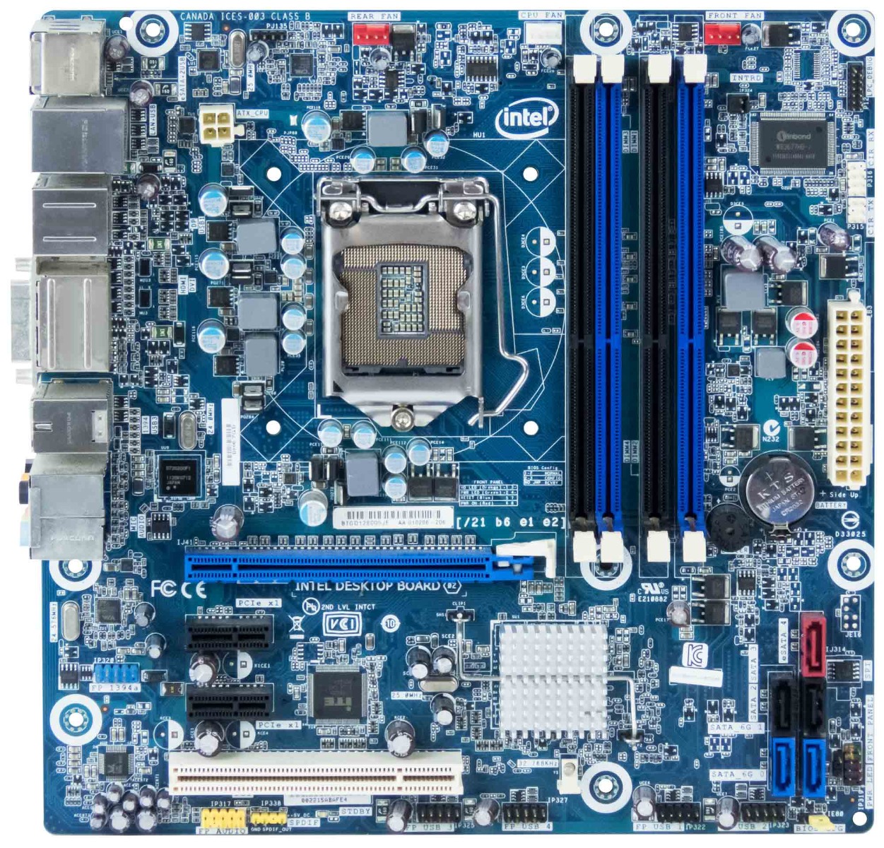 Carte mère Intel DH67GD G10206-207 Socket LGA1155 DDR3 mATX