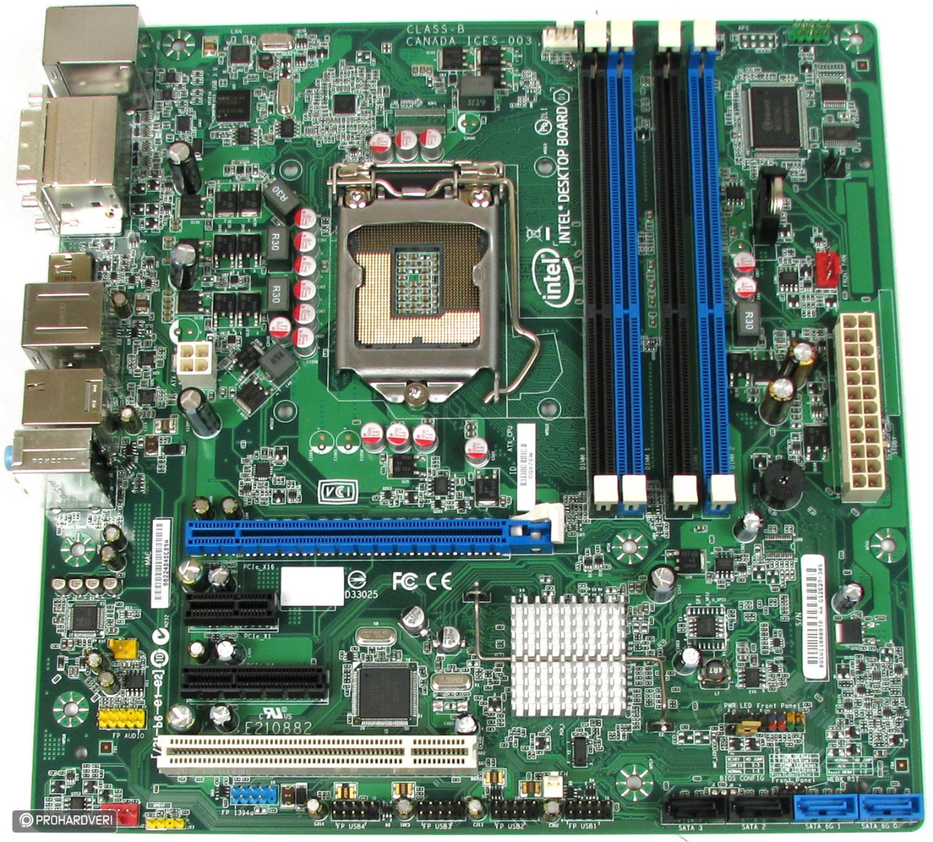 Carte mère INTEL DQ67SW socket 1155 DDR3 PCIe PCI G12527-310