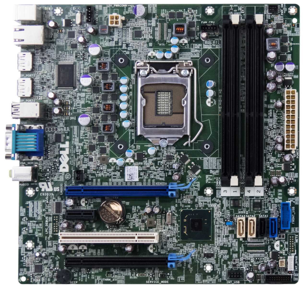 DELL 0C3YXR CARTE MÈRE MICRO-ATX SOCKET LGA1155 DDR3 PCIe PCI pour T1650
