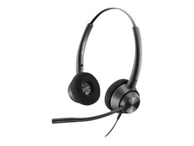 Casque audio Poly EncorePro 320 binaural avec câble Quick Disconnect TAA
