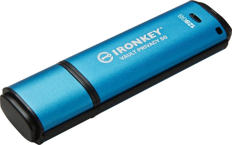 Kingston IronKey Vault Privacy 50 - Clé USB chiffrée 128 Go, USB-A 3.0