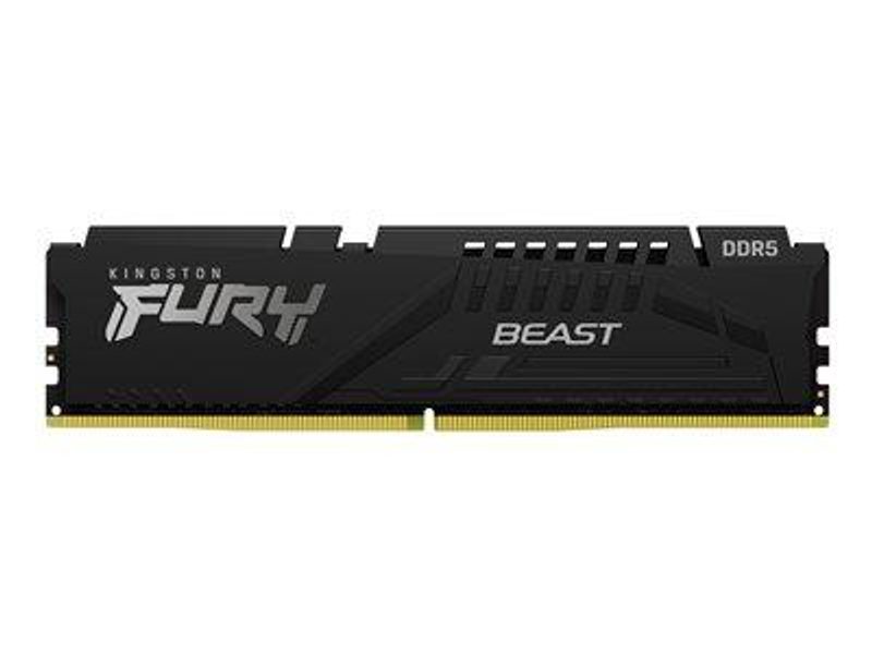 Kingston FURY™ Beast DDR5 Mémoire 32 Go 6400 MT/s CL32 DIMM Noir EXPO 6400 MHz / PC5-51200 - 1,4 V - non tamponnée - ECC sur puce
