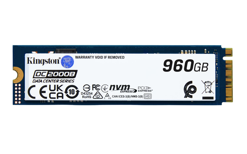 Kingston DC2000B SSD PCIe 4.0 NVMe M.2 - 960 Go