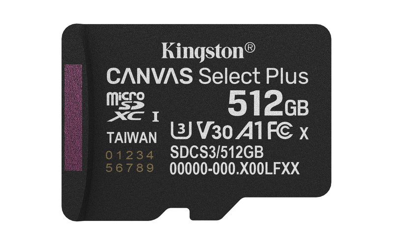 Kingston Canvas Select Plus - Carte mémoire Flash - 512 Go