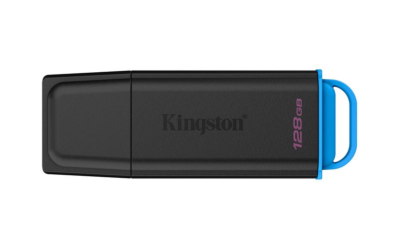 Kingston DataTraveler Exodia Clé USB 128 Go USB Type-A 3.2 Gen 1 (3.1 Gen 1), Noir, Bleu