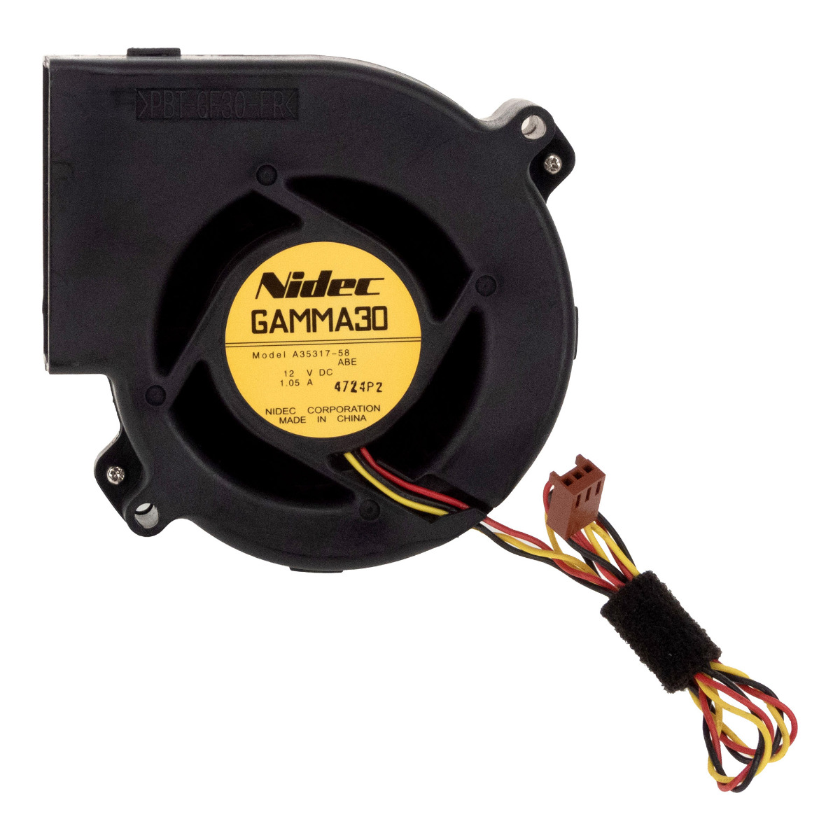 NIDEC GAMMA30 A35317-58 FAN-0066 12V 1.05A 3-PIN