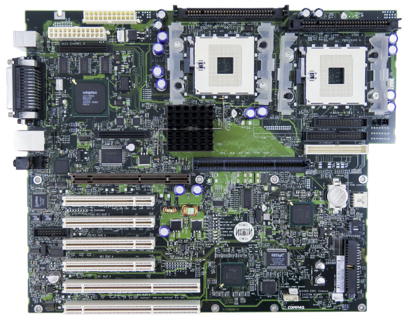 HP 227152-001 010827-102 DUAL SOCKET 603 AGP PRO SCSI SYSTEM BOARD pour EVO W8000