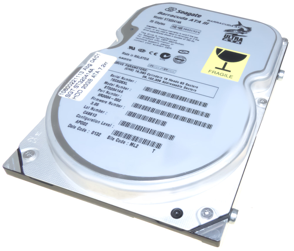 SEAGATE BARRACUDA ATA III 20GB 7.2K 2MB ATA 3.5'' ST320414A