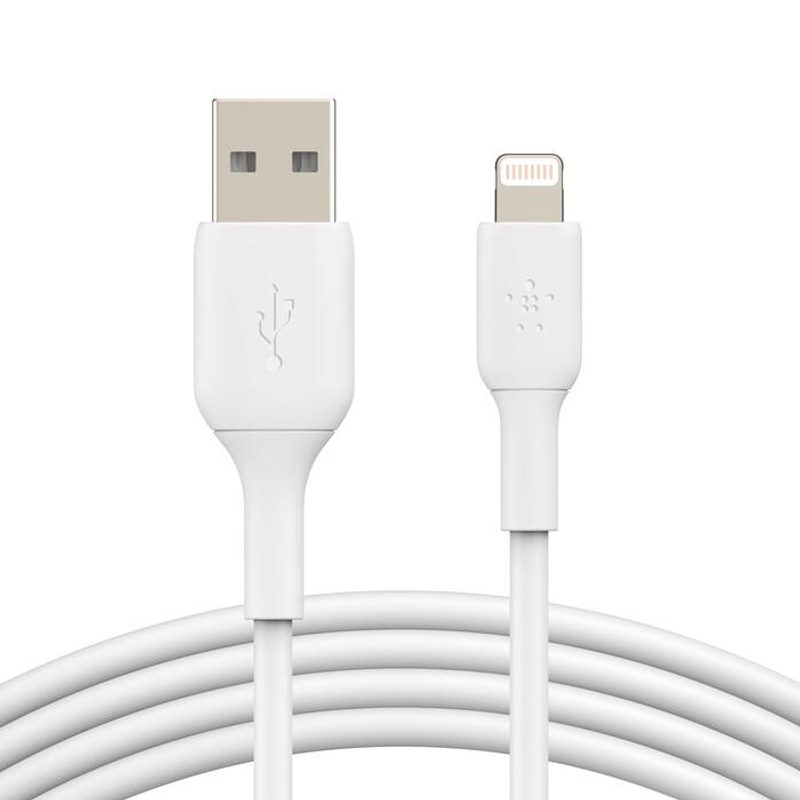 Câble Belkin BoostCharge 1 m Lightning/USB-A, blanc