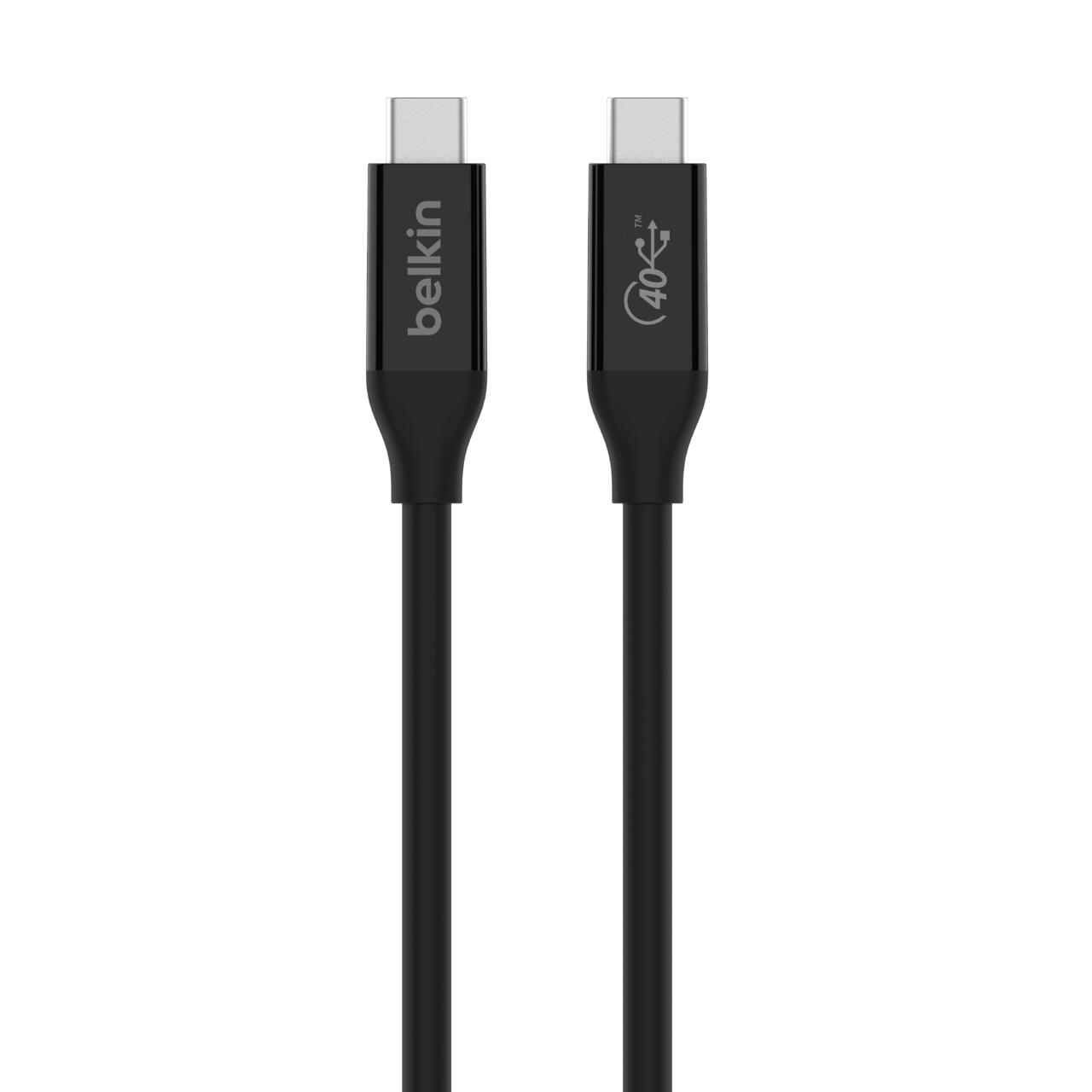 Câble Belkin Connect USB4 USB-C vers USB-C 0,8 m noir
