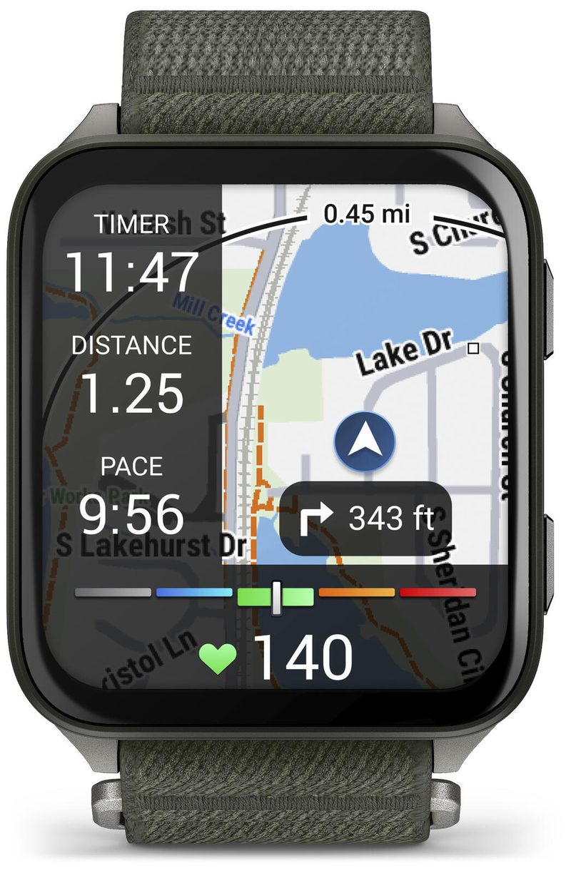 Montre Garmin Venu X1 vert mousse