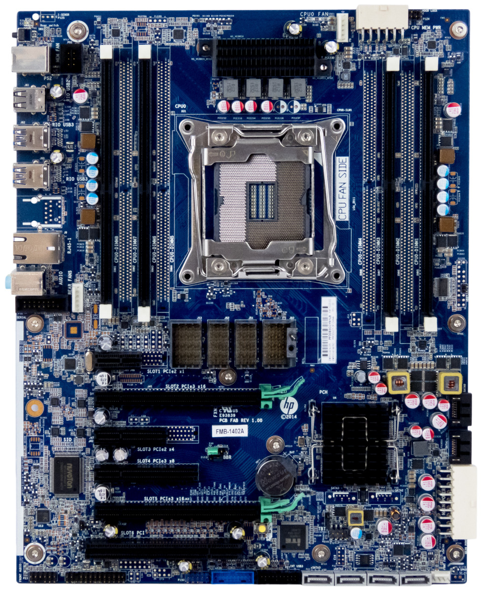 HP 761512-001 710325-002 FMB-1402A SOCKET 2011-3 DDR4 PCIe PCI pour Z640