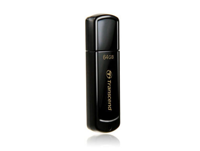 Clé USB Transcend JetFlash 350 64 Go USB Type-A 2.0, noire