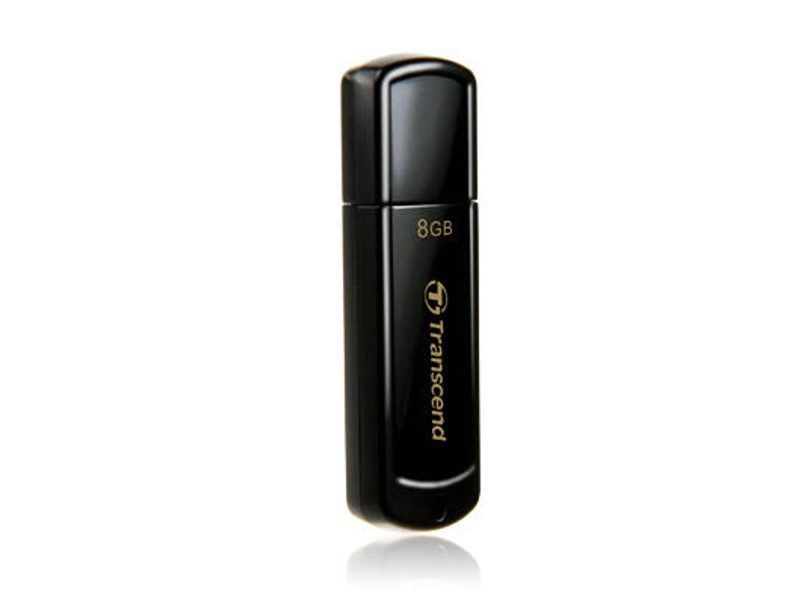 Clé USB Transcend JetFlash 350 8 Go USB Type-A 2.0, noire