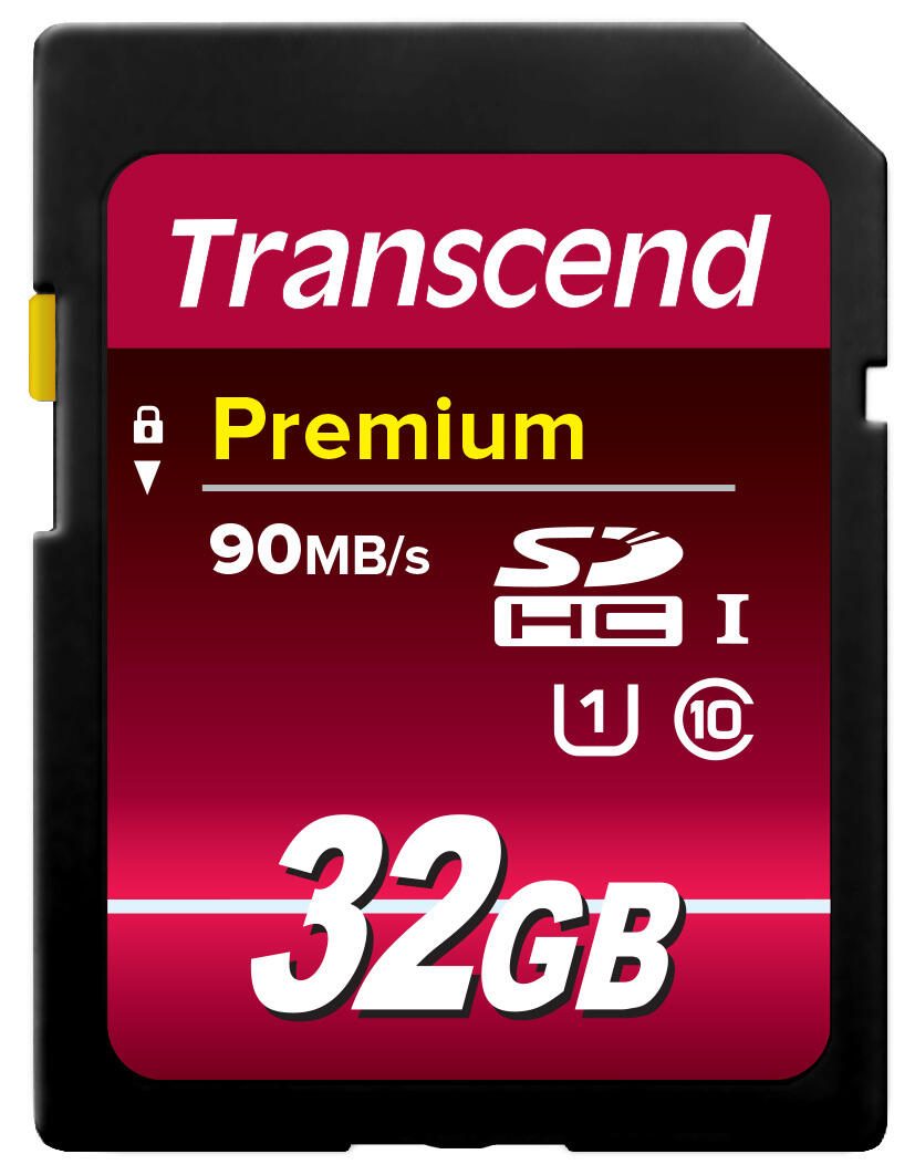 Transcend Carte mémoire SDU1 32 Go Carte SDHC, NAND, Classe 1 (U1), Noir