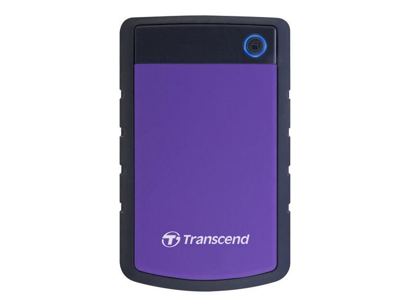 Transcend StoreJet 25H3P Disque dur externe 2 To, violet micro USB vers USB Type-A