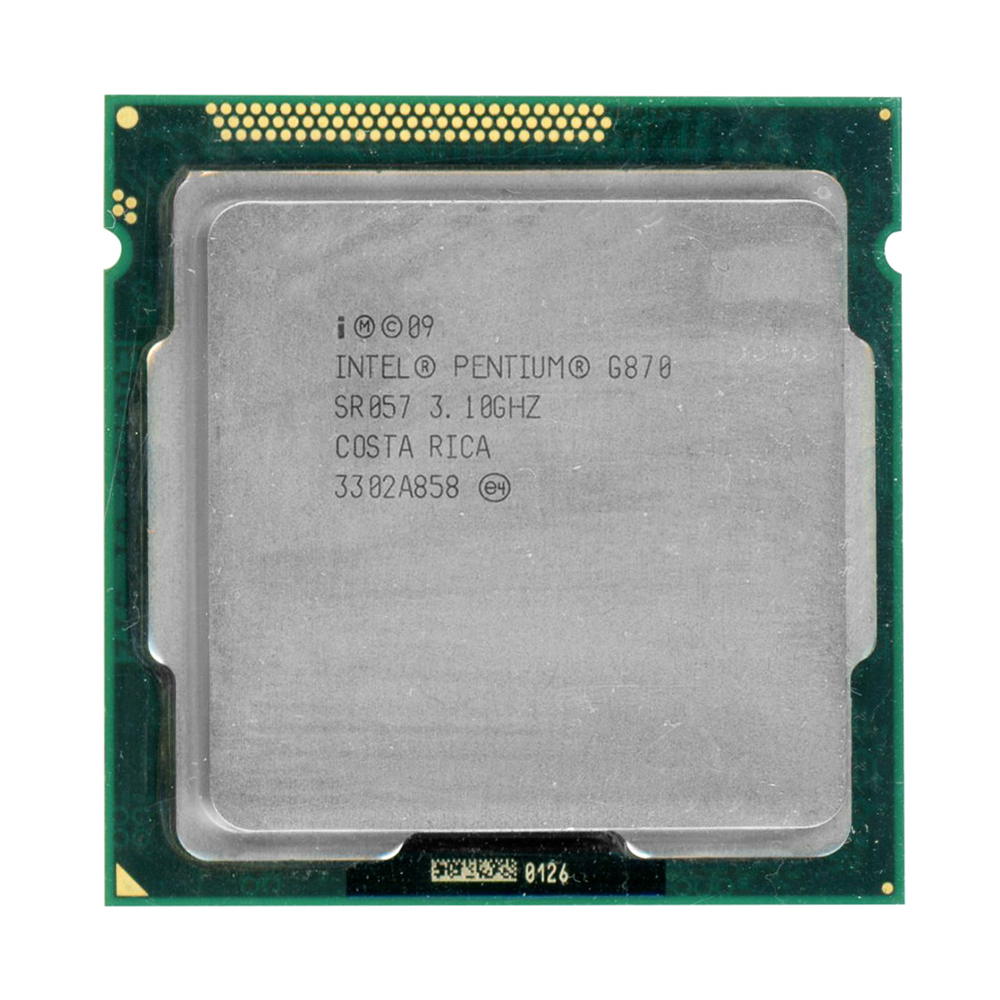 INTEL PENTIUM DUAL-CORE G870 3,1 GHz SR057 LGA1155