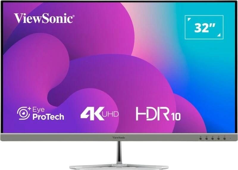 Écran ViewSonic VX3276-4K-MHD 81,28 cm (32") 4K LED 300 cd/m², 60 Hz, 2x HDMI, DP, MiniDP, HDR10