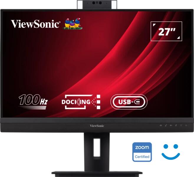 Moniteur ViewSonic VG2757V-2K 68,58 cm (27") WQHD 2560 x 1440, IPS, 5 ms, 100 Hz, HDMI, DisplayPort