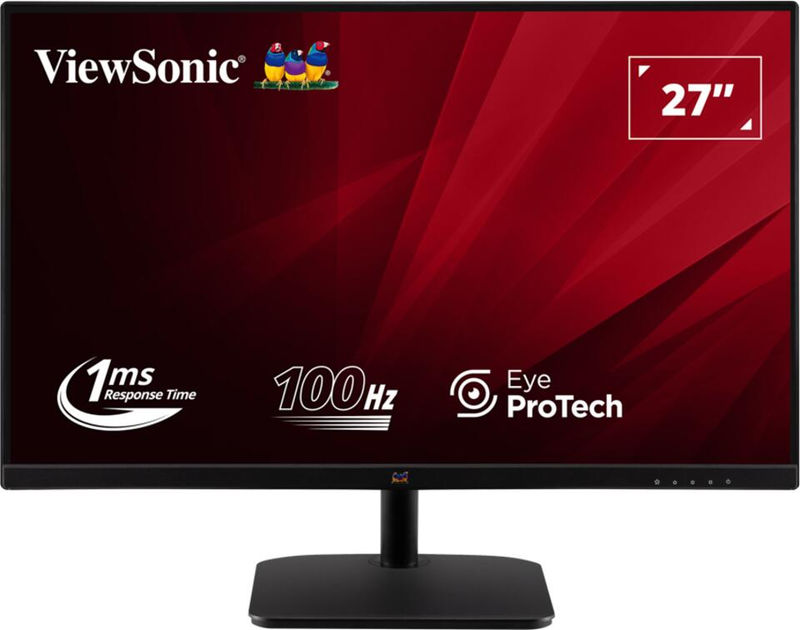 Écran ViewSonic VA2732-H-2 68,6 cm (27") Full HD, dalle IPS, 250 cd/m², 1 ms, HDMI, VGA