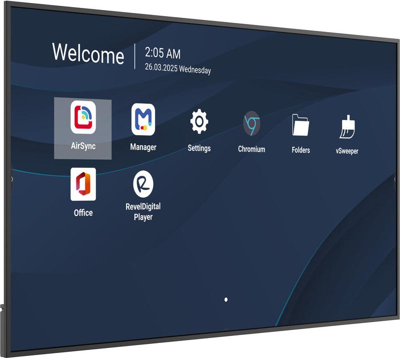Écran d'affichage numérique Viewsonic CDE8614-2C 218,4 cm 86 pouces 4K UHD, TFT, 500 cd/m², 24/7, 3x HDMI, USB-C, USB-A, Android 14